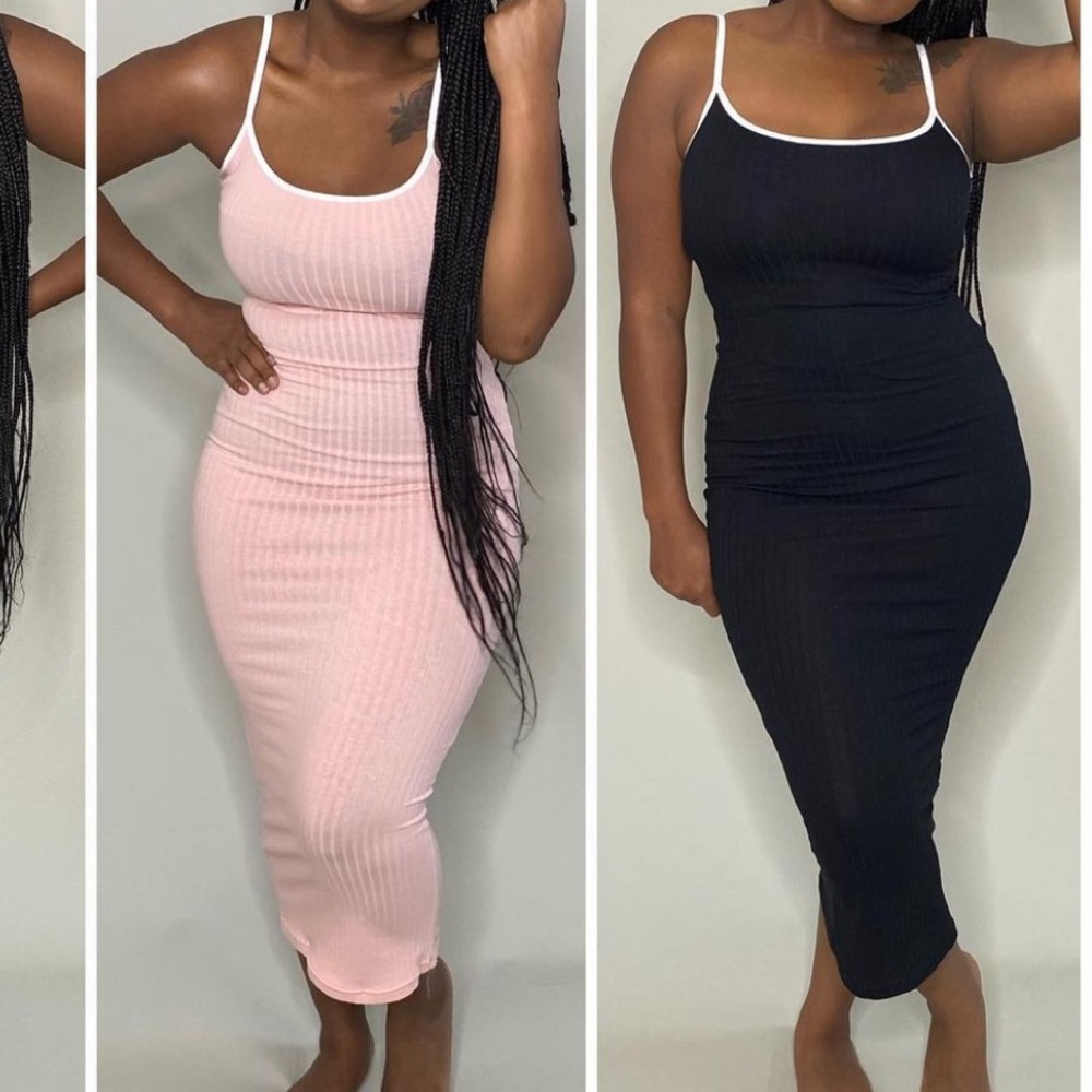 BLACK Everyday Midi Dress